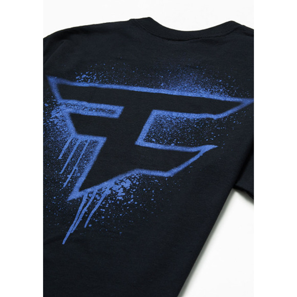 FaZe Clan Racing T Shirt Adult Medium Black Print Short Sleeve Cotton Crewneck - Picture 3 of 5